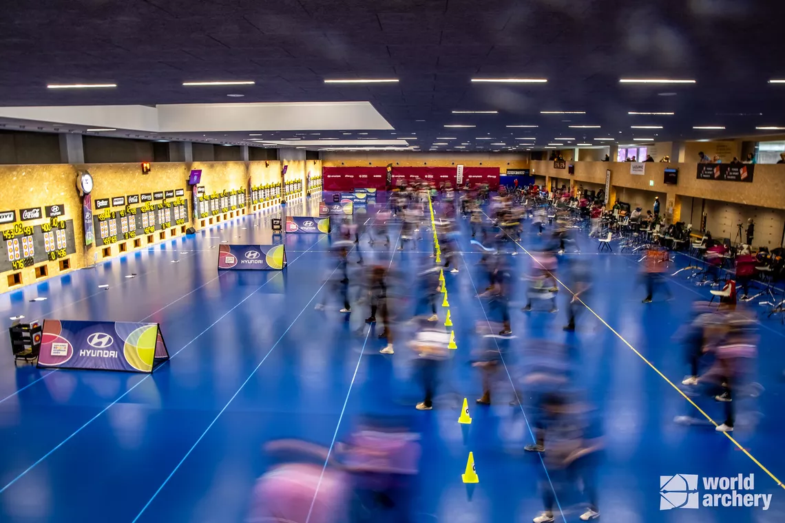 More than 300 archers compete in the 2024 Swiss Open Lausanne.