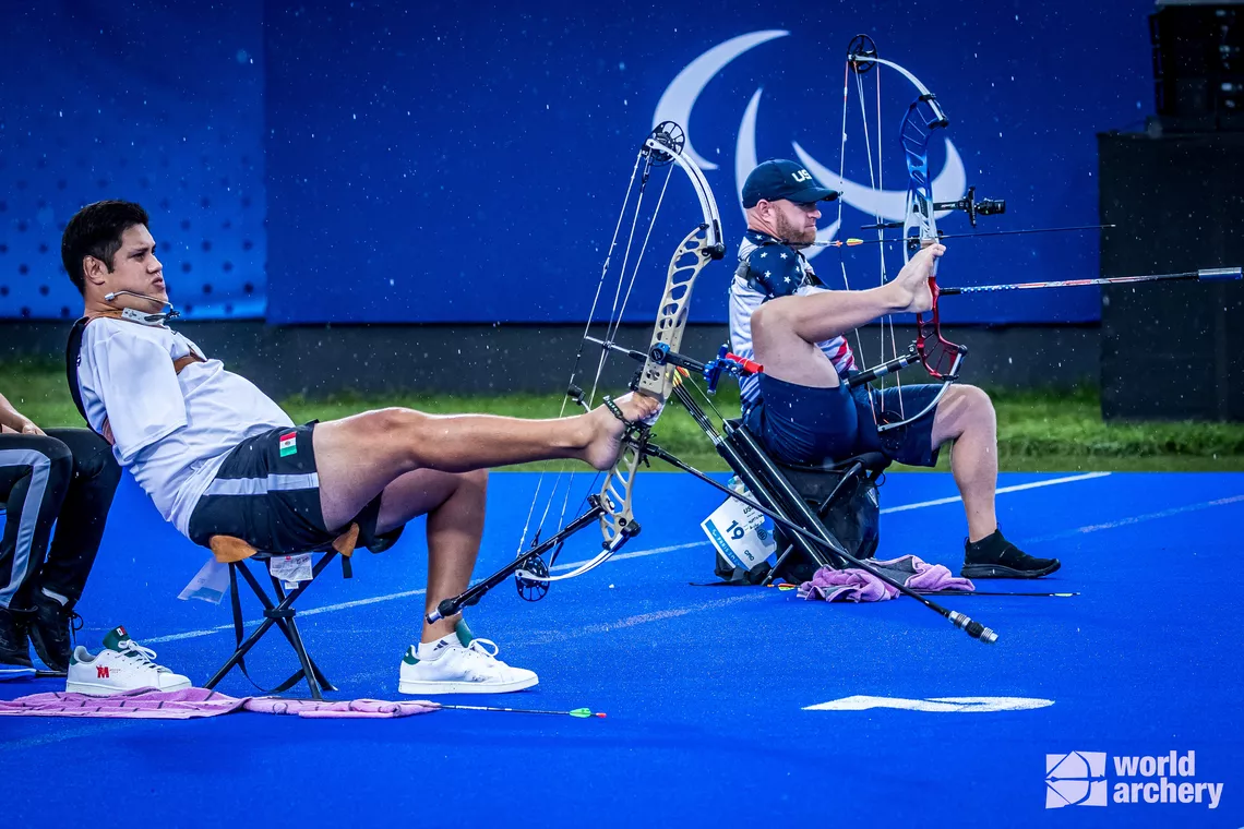 History made in Paris 2024 with first match between two armless archers Victor Sardina Viveros and Matt Stutzman.