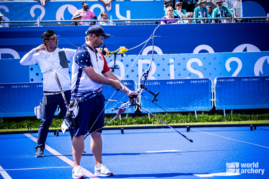 An Olympic final between two great champions, Kim Woojin and Brady Ellison.
