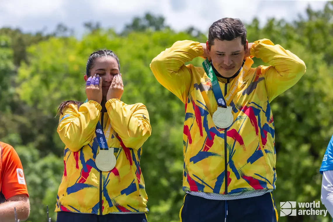 Colombia was compound mixed team champion at Birmingham 2022.