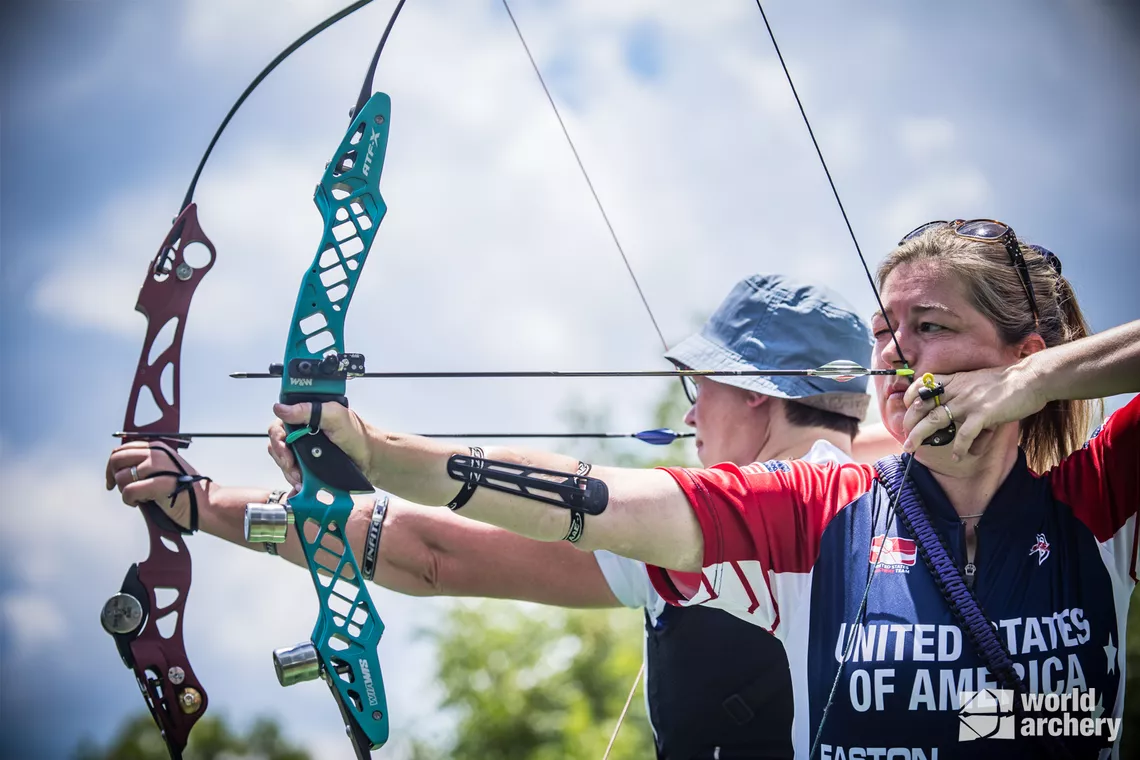 Barebow finals at Birmingham 2022 World Games.