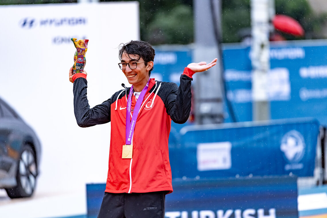 Mete Gazoz became World Archery Champion in Berlin 2023.