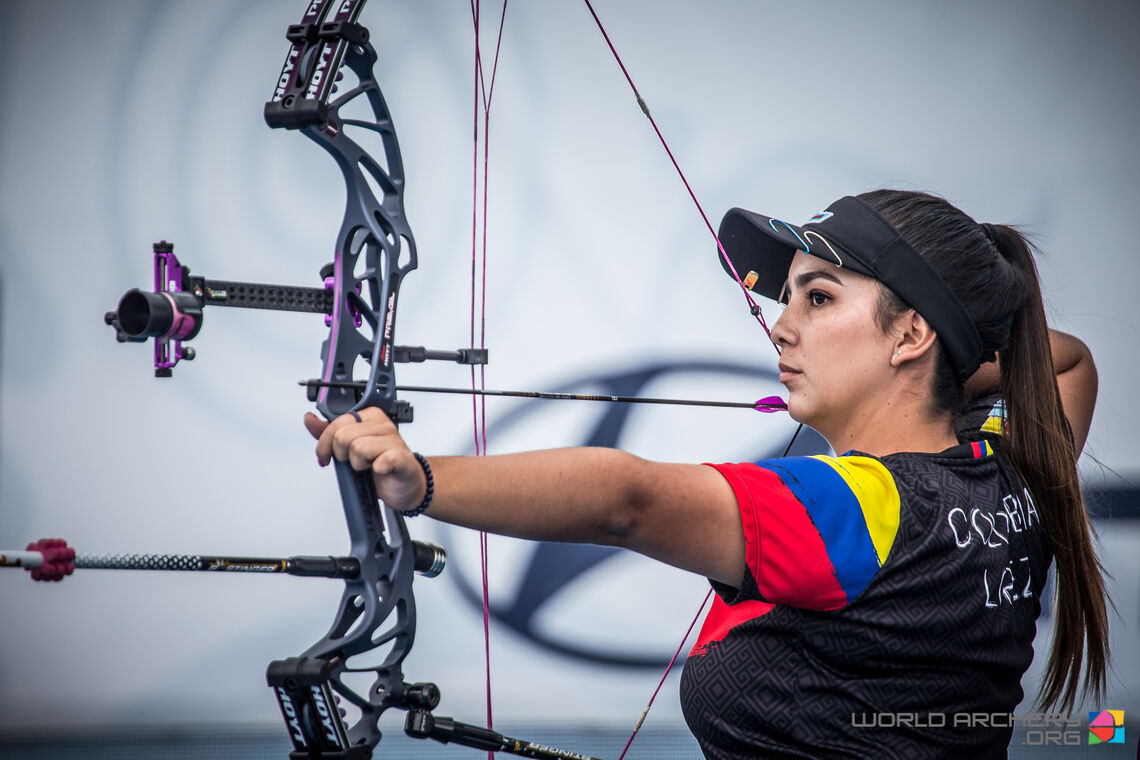 Sara Lopez has five Hyundai Archery World Cup Final titles. 