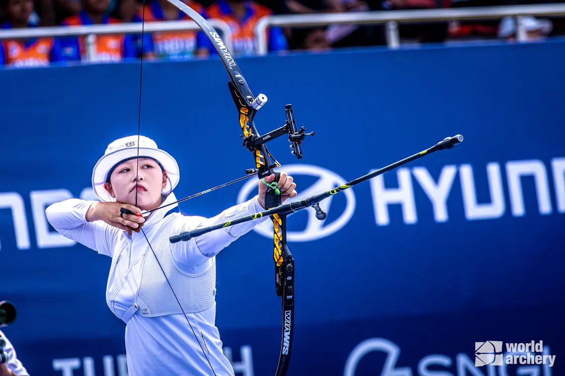 Lim Sihyeon won two Hyundai Archery World Cup stages in 2024.