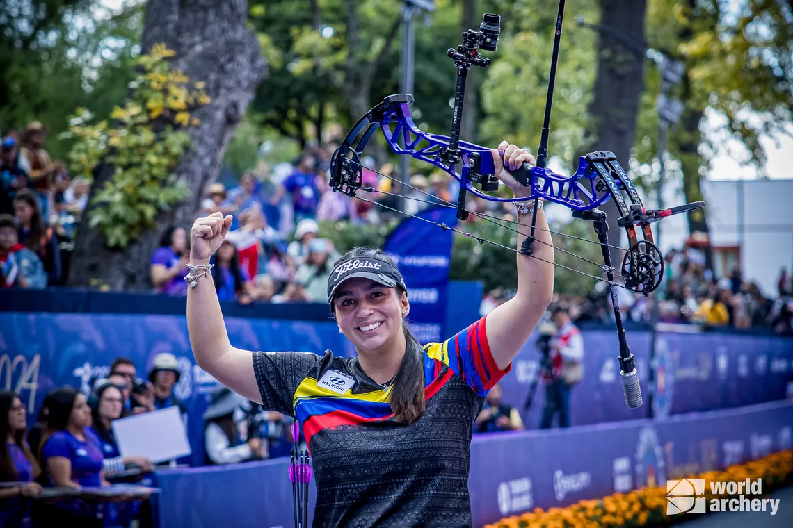 Sara Lopez is the winningest archer in the history of the Archery World Cup with a record ninth trophies.