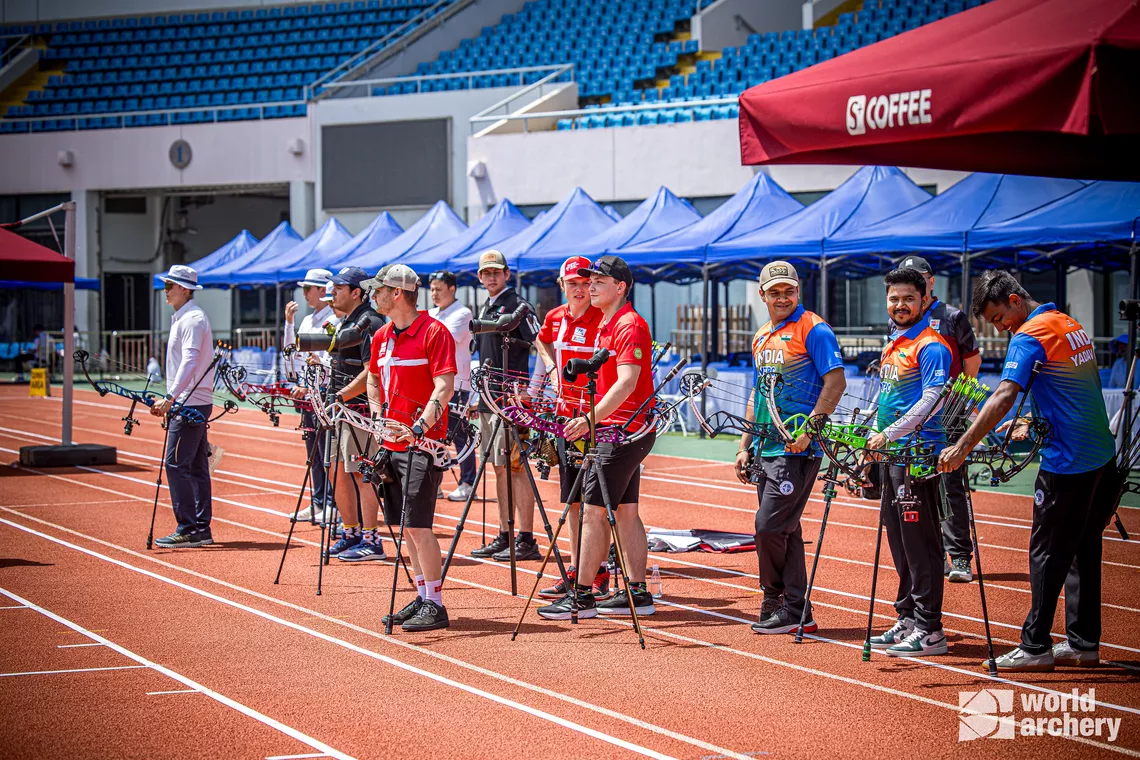 The Indian men beat the Danes in the semifinal at Shanghai 2025 Hyundai Archery World Cup.