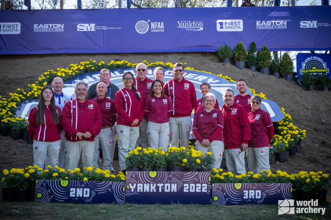 The technical official team at Yankton 2022.