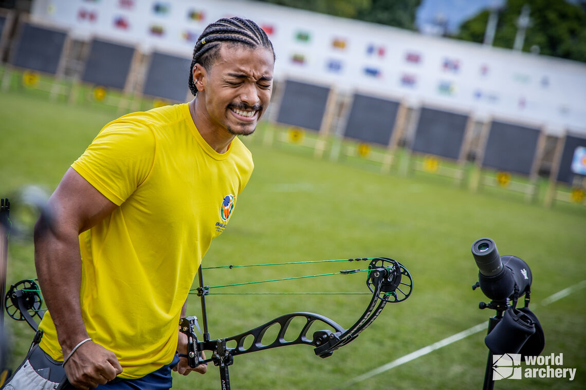 Luccas Abreu into the final four in Medellin.