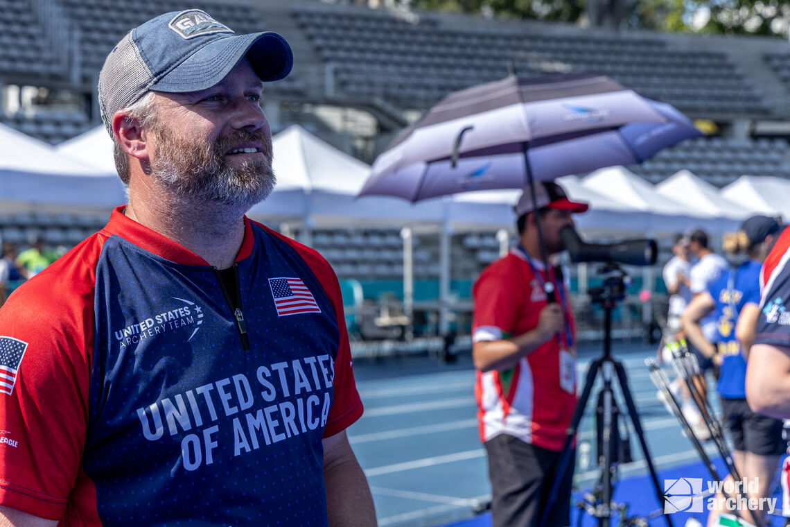 Braden Gellenthien shot his last international arrows on Thursday in Paris.