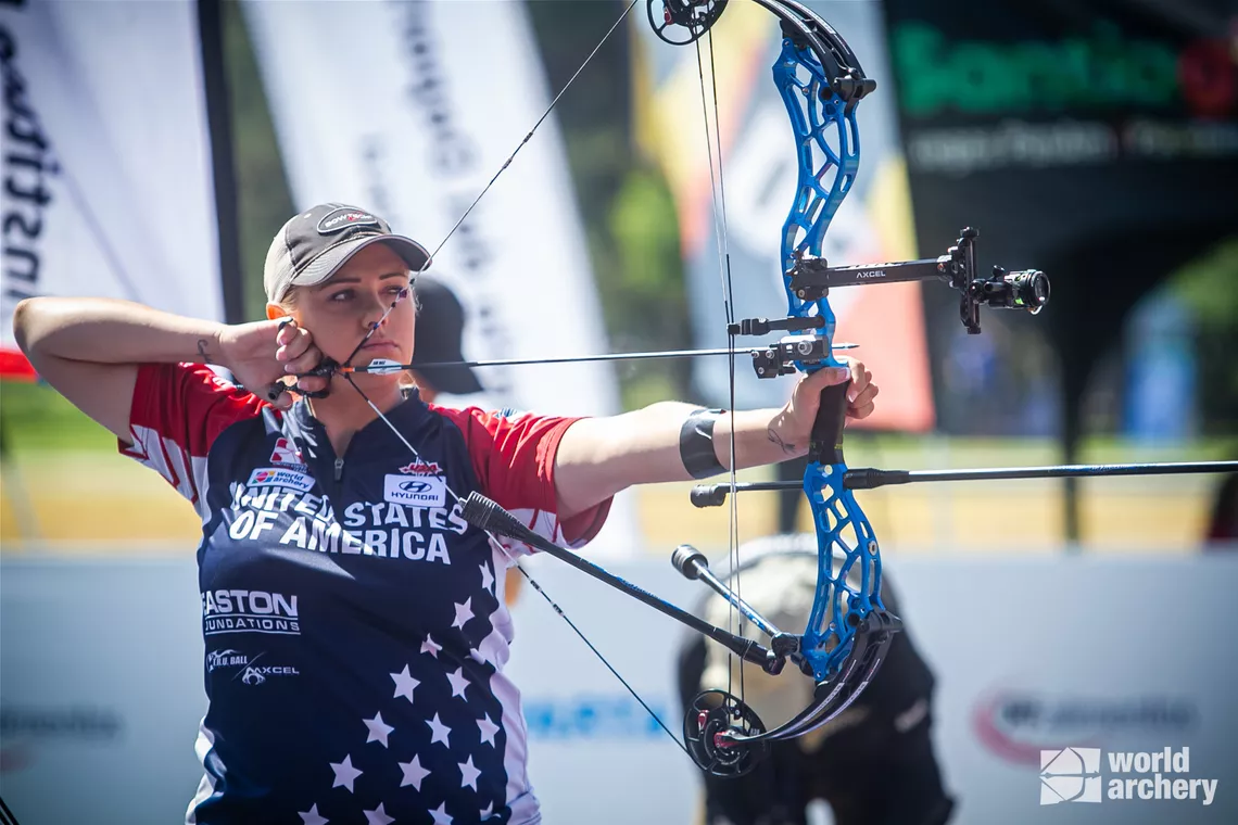 Paige Pearce wins Pan American individual title at Santiago 2022.