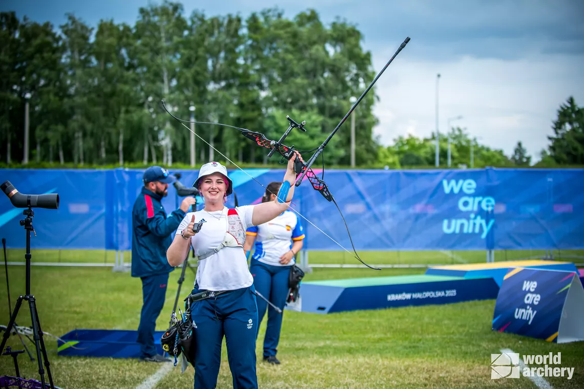 World number one Penny Healey, European Games 2023 champion.