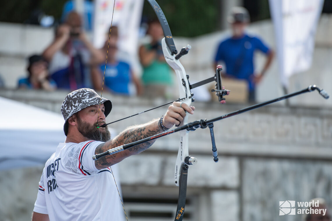 Guillaume Toucoullet finished fourth at the Roma 2022 European Para Archery Championships.