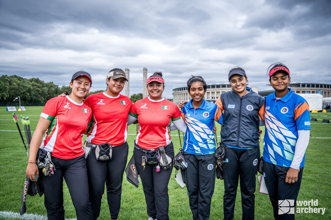 Mexico and India will face for compound women’s team world championship title.