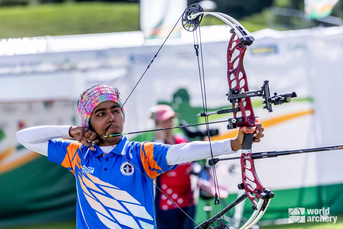 Aditi Swami compound under-18 women World Champion 2023.