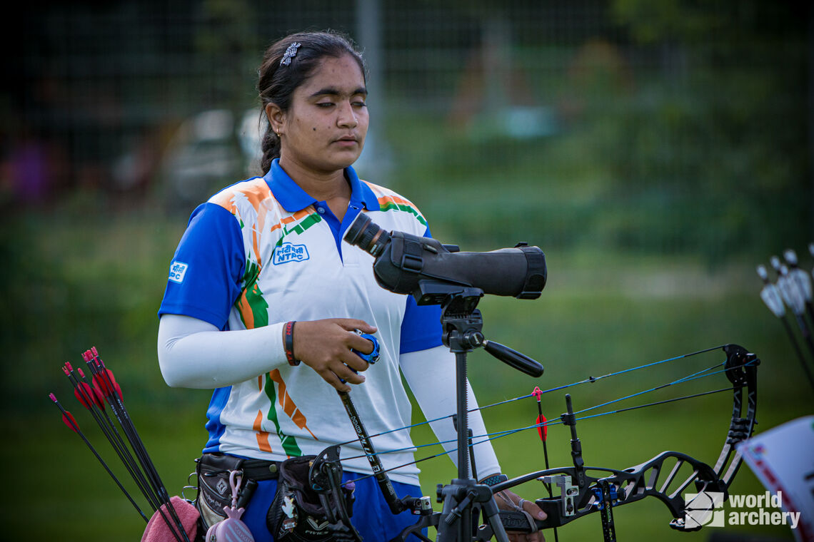 Priya Gurjar during her semifinal match.