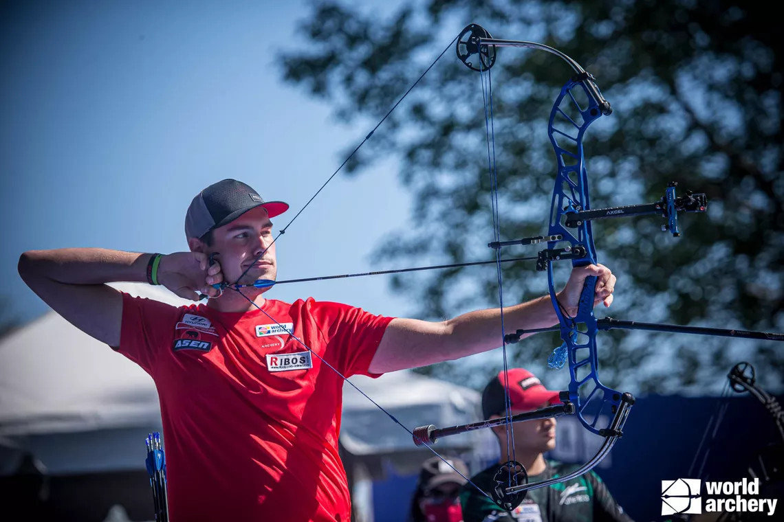 Compound men’s reigning world champion Nico Wiener.