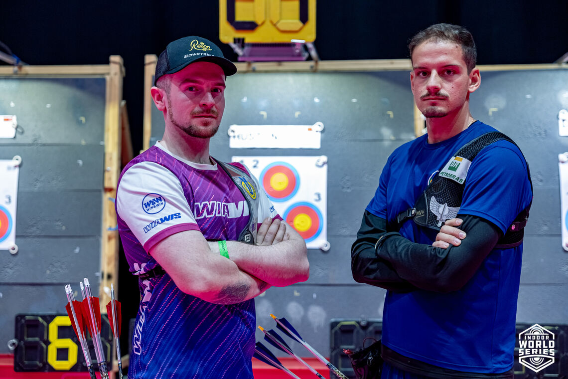 Patrick Huston and Marcus D’Almeida shot for bronze in Nimes 2024.