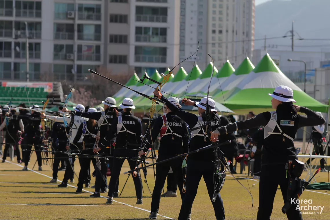Korean national team trials in 2021.