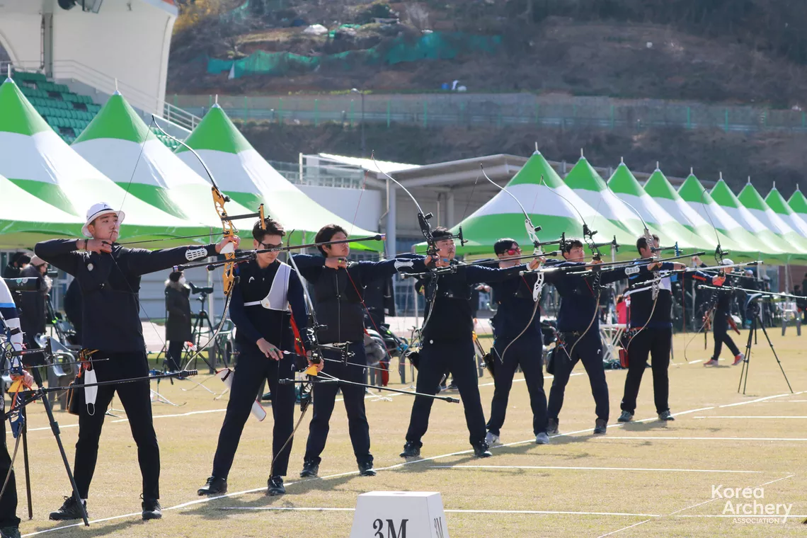 Korean national team trials in 2021.