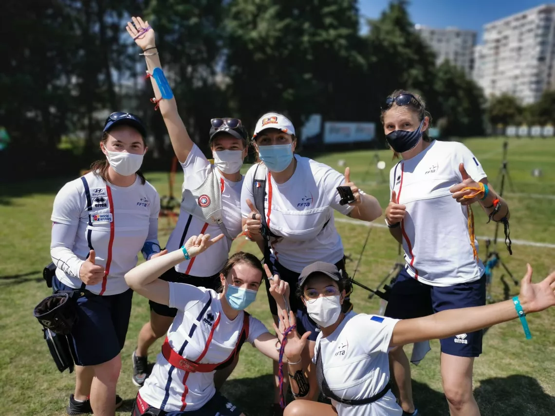 Audrey Adiceom six-woman squad