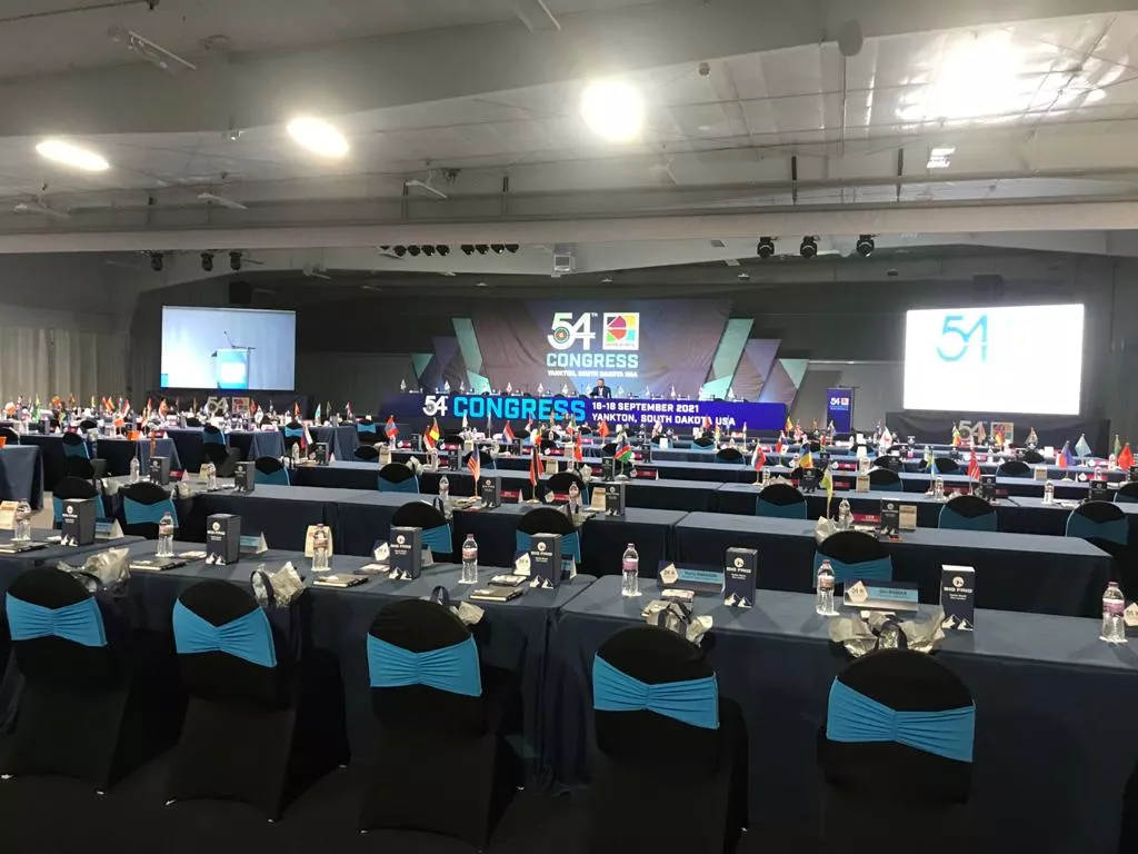 Delegates at the 2021 World Archery Congress.
