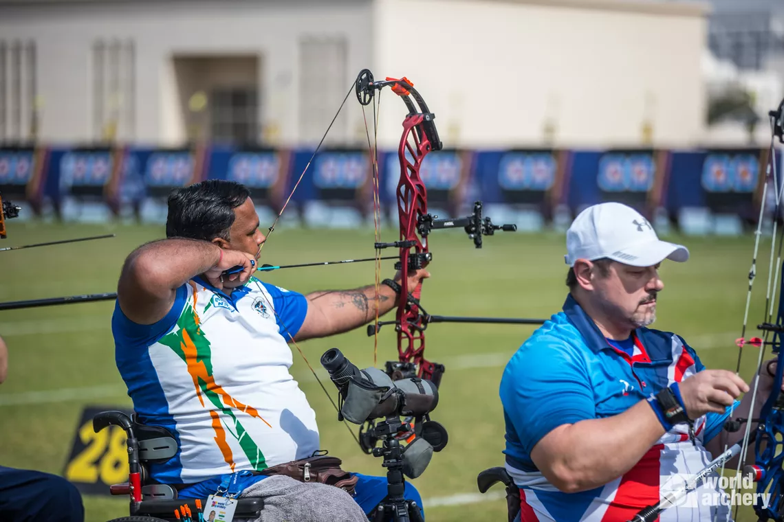 India's Adil Mohamed Nazir Ansari at Dubai 2022