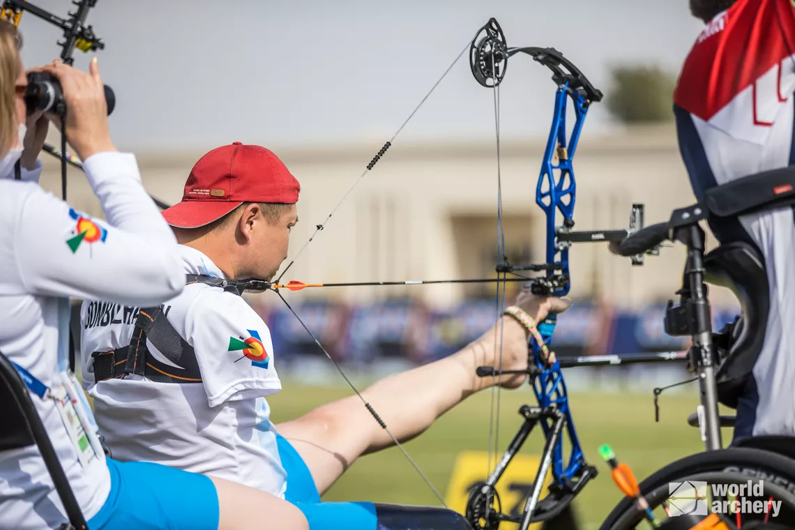 Gombozhapov (RUS) in practise mode at Dubai 2022