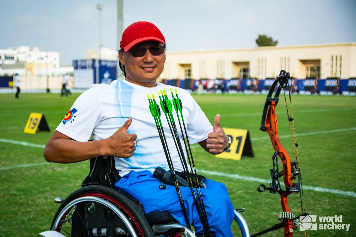Bair Shigaev seeds top at the world para championships in Dubai.