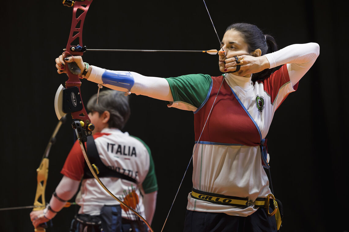 Cinzia Noziglia shoots her way to gold at the 2022 Indoor Archery European Championship