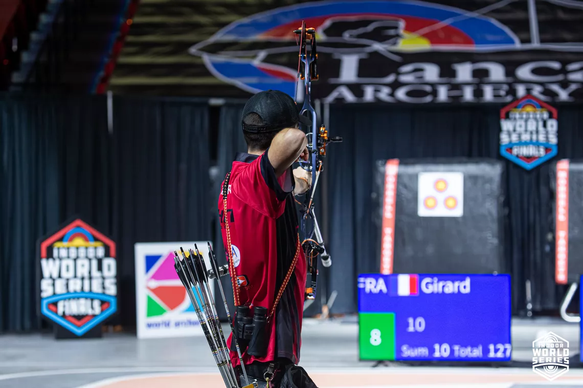 Nicolas Girard on his way to gold at Vegas 2022