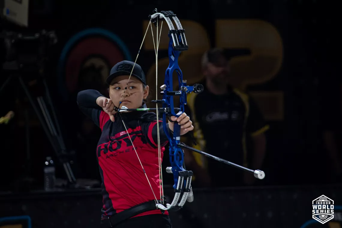 Liko Arreola shoots during the Vegas Shootdown in 2022.
