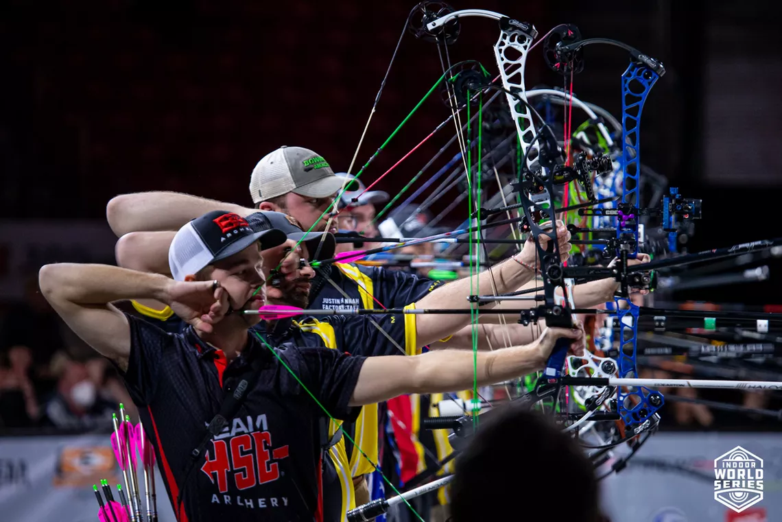 Down the line during the main event shootdown at the Vegas Shoot in 2022.