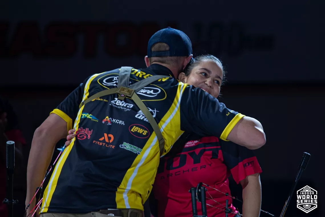 …quickly turned into a more informal hug of respect between two of the sport’s legends!