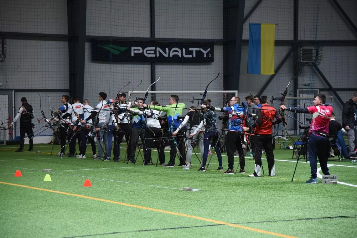 Archers shoot a mini-marathon in Slovakia.