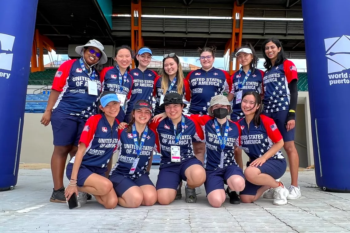 USA Archery college team in Puerto Rico
