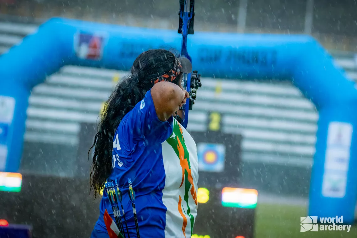 Conditions were changeable on the final day of the 2022 Asia Cup - Stage 1