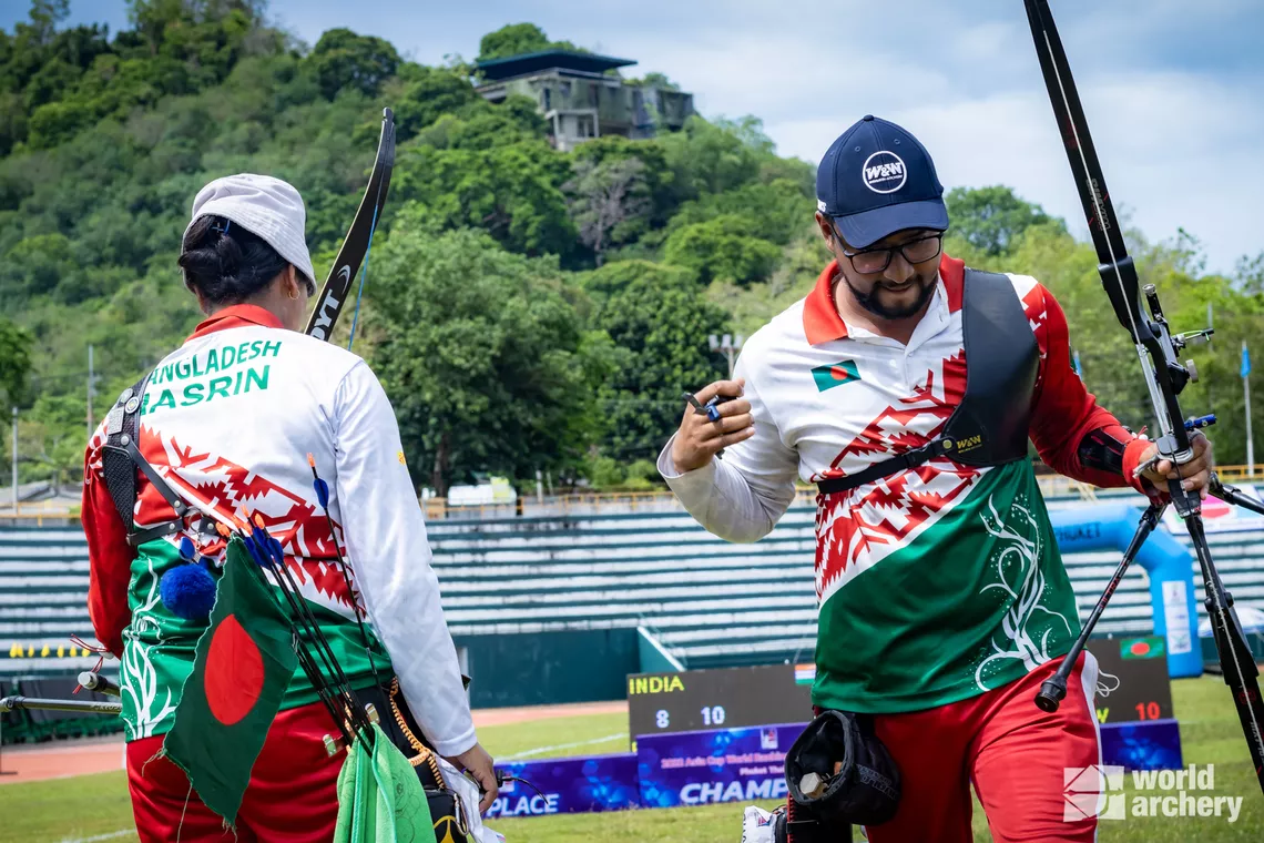 Bangladesh's mixed team at the 2022 Asia Cup - Stage 1