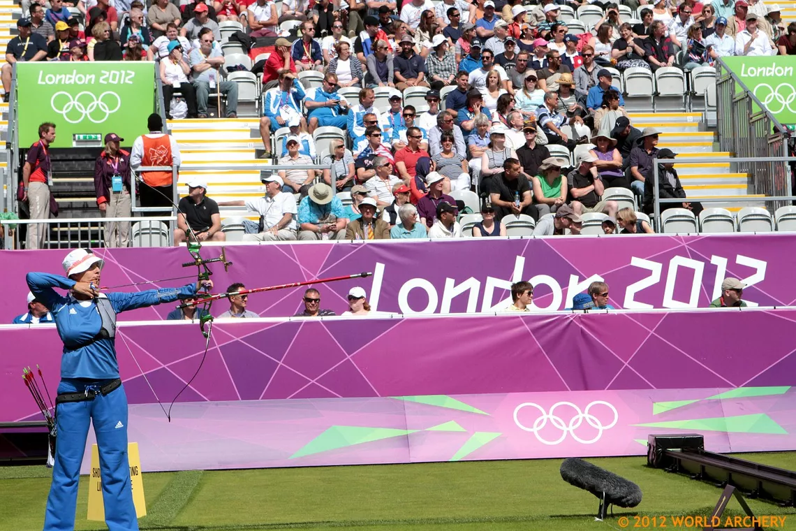Evangelia Psarra in action at London 2012