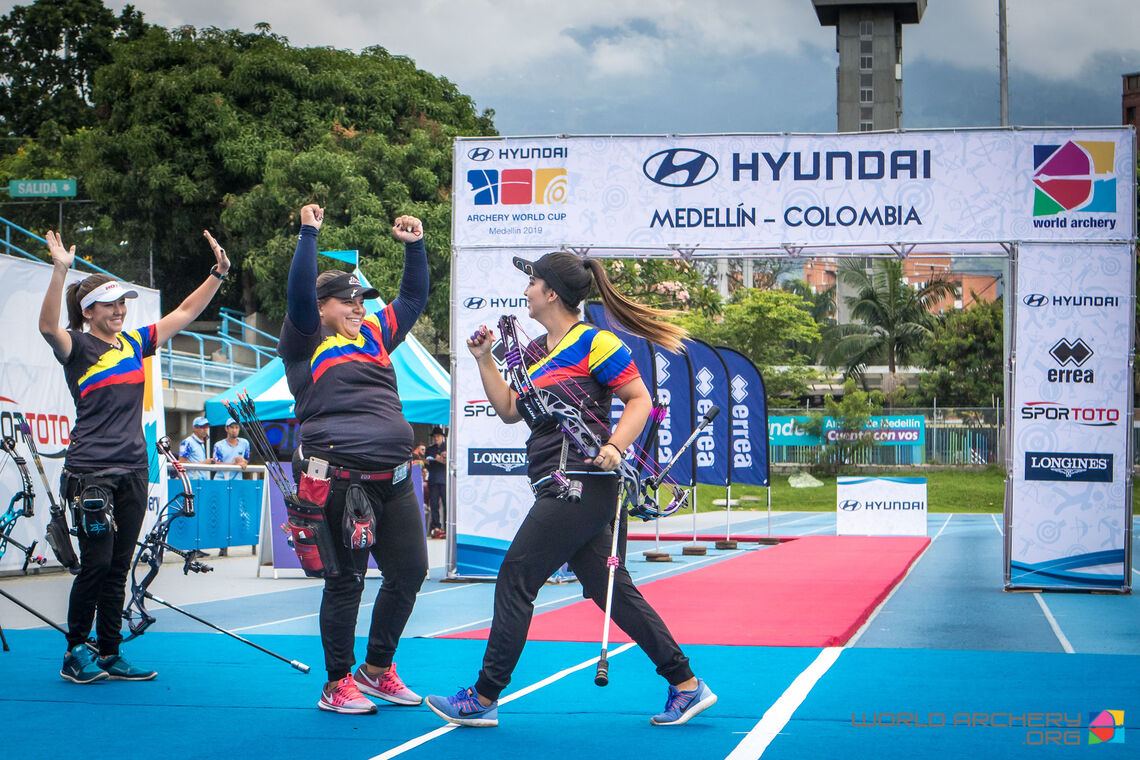 Colombia women win at Medellin 2019.