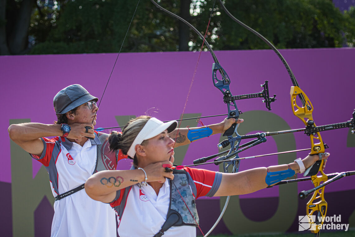 Mete Gazoz and Yasemin Anagoz at Tokyo 2020