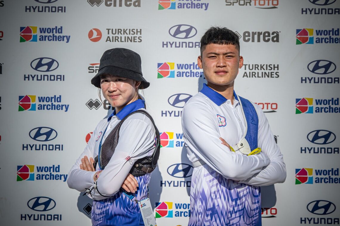 Chinese Taipei ended recurve qualification top in both the recurve men's and women's competitions at Antalya 2022.
