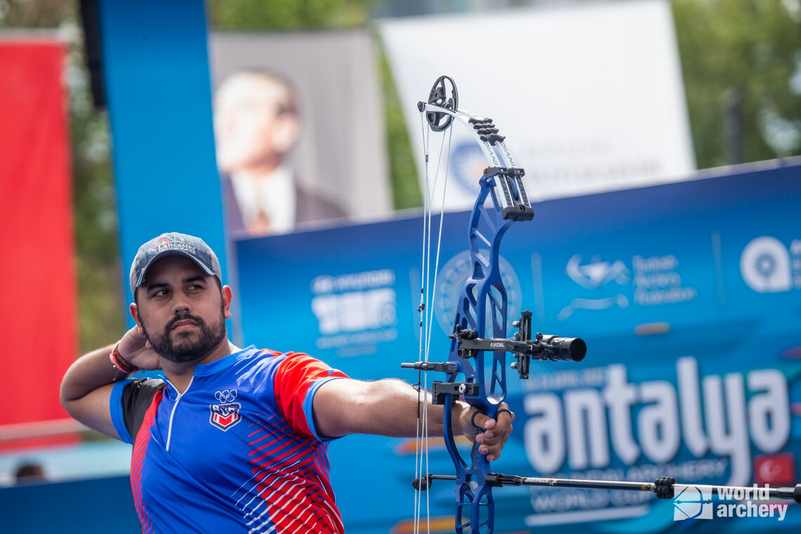 Puerto Rico's Jean Pizarro in semifinal action at Antalya 2022