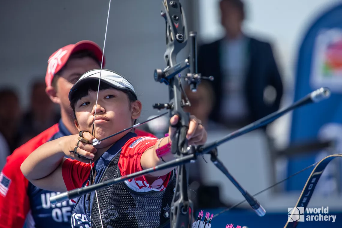Team USA's Gabrielle Sasai in action at Antalya 2022