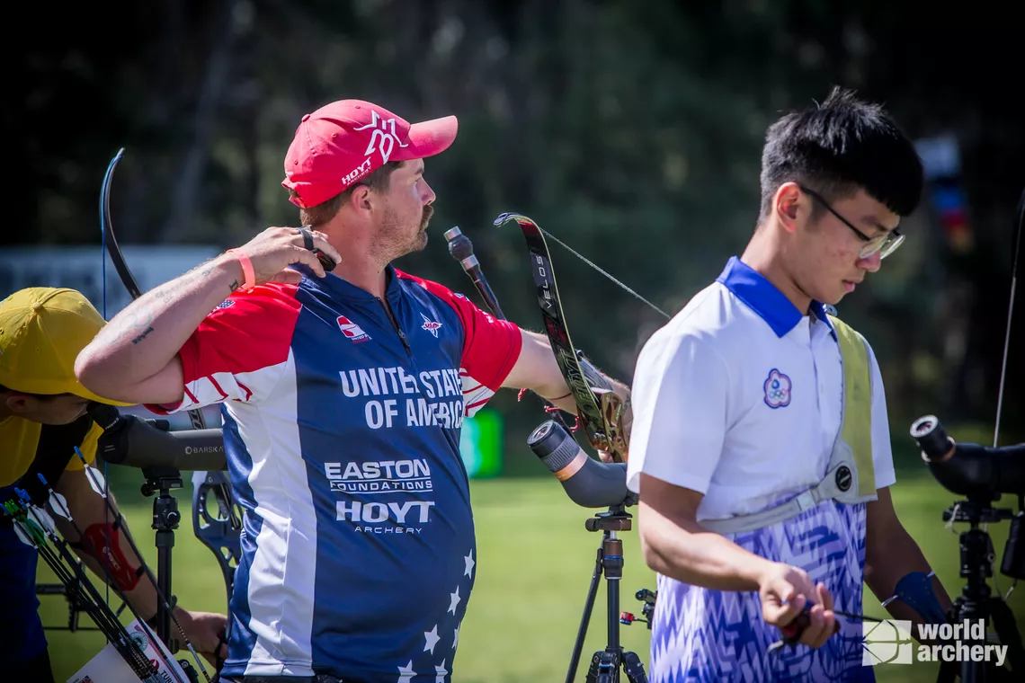 Brady Ellison in action at Antalya 2022