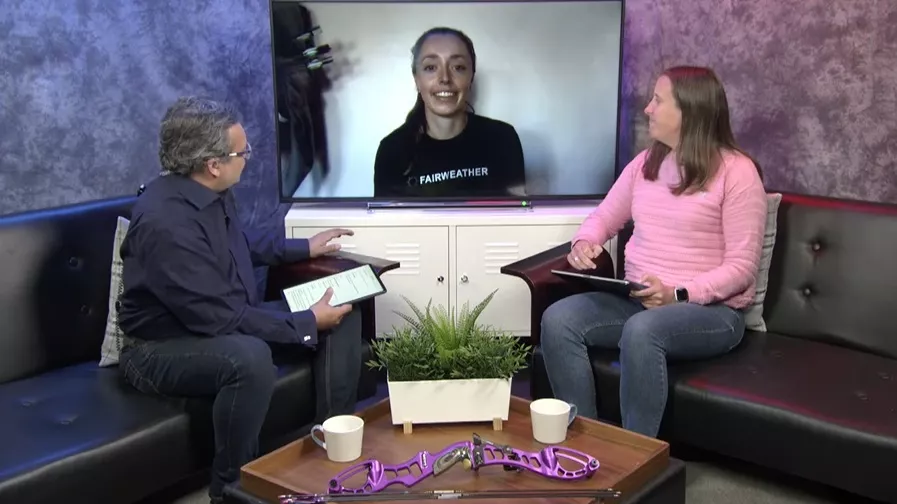 Bryony Pitman on The Archery Show in 2022