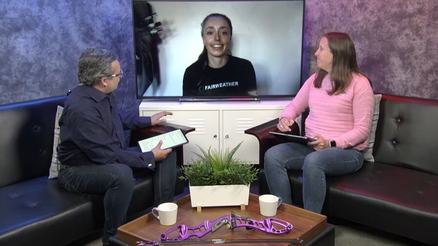 Bryony Pitman on The Archery Show in 2022