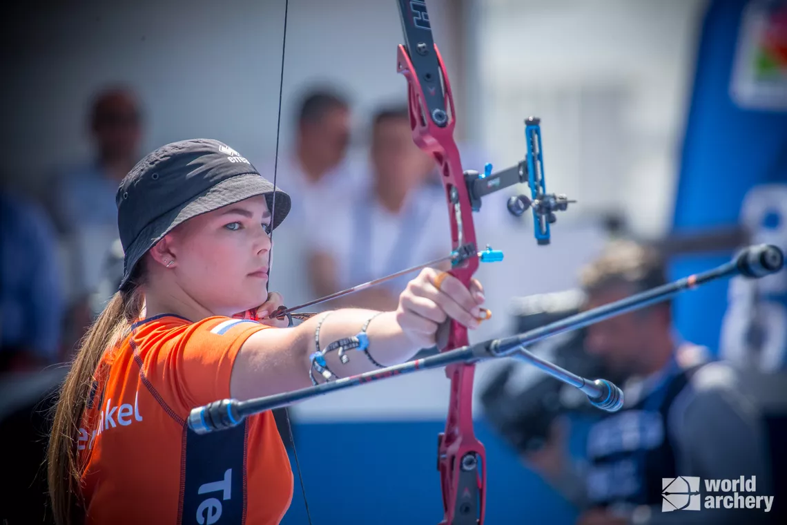 Laura van der Winkel in action at Antalya 2022