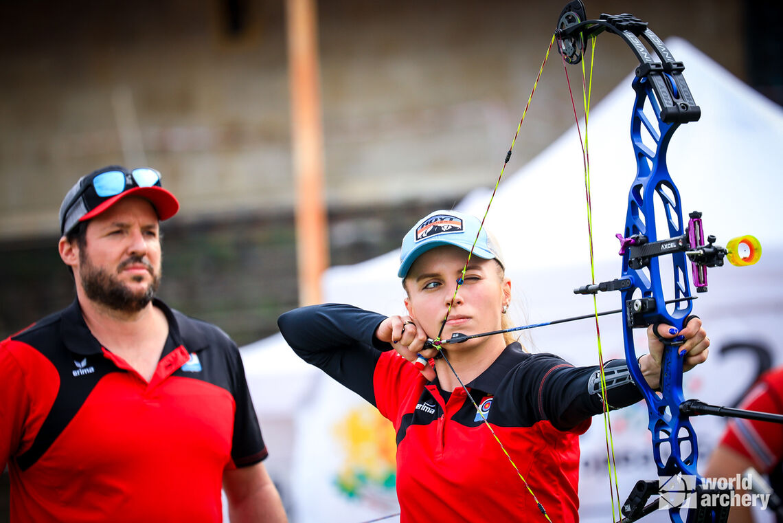 Mariya Shkolna in action at Plovdiv 2022