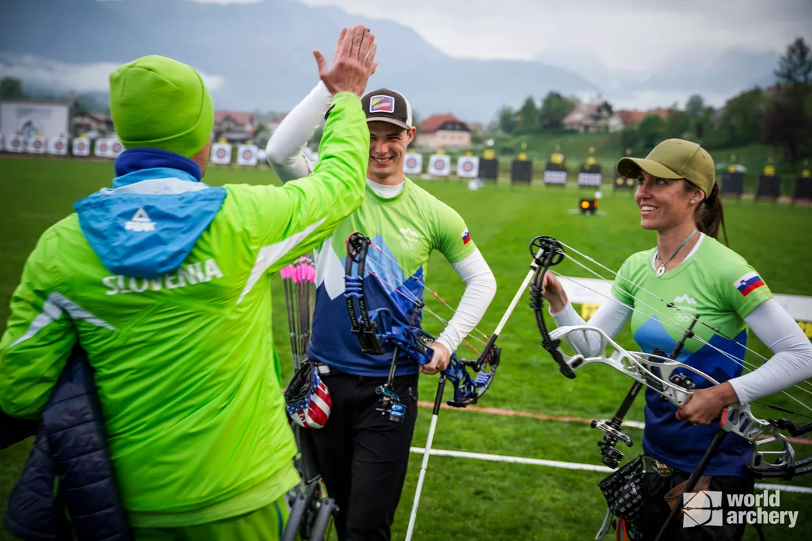 Toja Ellison and Aljaž Matija Brenk at the 2022 Veronica's Cup