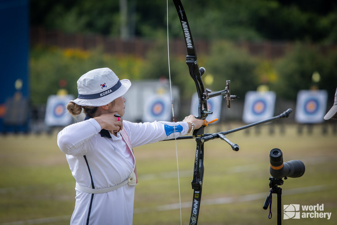 Choi Misun at Gwangju 2022 on her way to the final fours